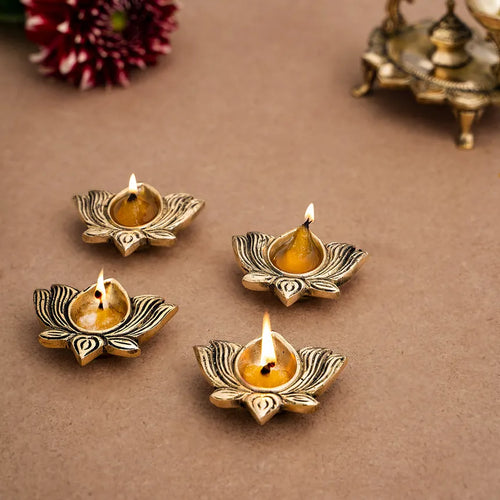 Ethicrafts Brass Diya for Pooja